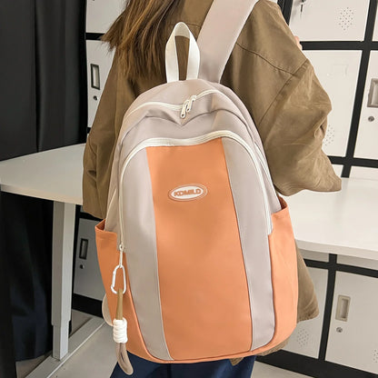 New Girl Nylon Kawaii Red Student School Bag Cool Women Fashion Laptop College Backpack Teen Female Travel Book Bags Lady Trendy