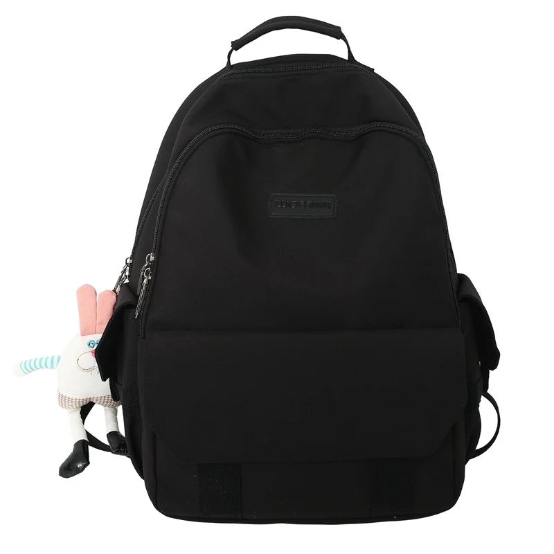 New Girl Travel Nylon Student Bag Lady Kawaii Trendy Laptop Backpack Book Female Fashion College Backpack Women Cute School Bags