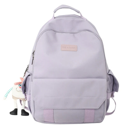 New Girl Travel Nylon Student Bag Lady Kawaii Trendy Laptop Backpack Book Female Fashion College Backpack Women Cute School Bags