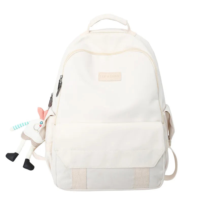 New Girl Travel Nylon Student Bag Lady Kawaii Trendy Laptop Backpack Book Female Fashion College Backpack Women Cute School Bags
