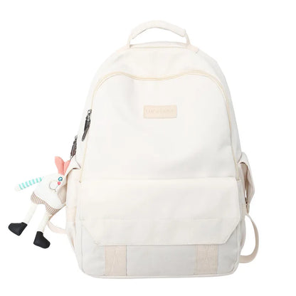New Girl Travel Nylon Student Bag Lady Kawaii Trendy Laptop Backpack Book Female Fashion College Backpack Women Cute School Bags