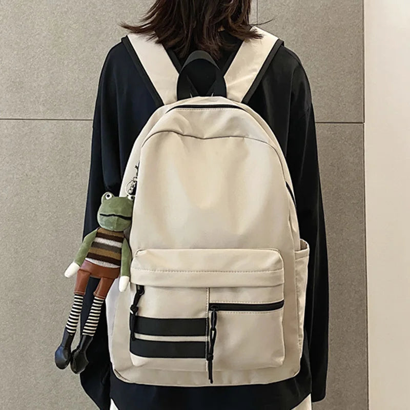 New Girl Travel School Bag Trendy Lady Kawaii Student Backpack Cool Female Nylon College Rucksack Fashion Women Laptop Book Bag