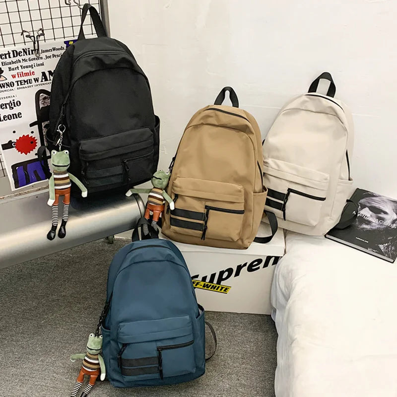 New Girl Travel School Bag Trendy Lady Kawaii Student Backpack Cool Female Nylon College Rucksack Fashion Women Laptop Book Bag