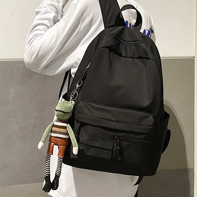 New Girl Travel School Bag Trendy Lady Kawaii Student Backpack Cool Female Nylon College Rucksack Fashion Women Laptop Book Bag