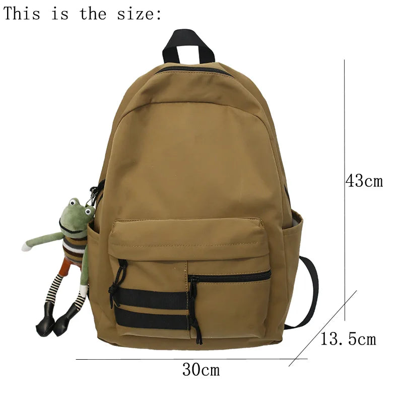 New Girl Travel School Bag Trendy Lady Kawaii Student Backpack Cool Female Nylon College Rucksack Fashion Women Laptop Book Bag