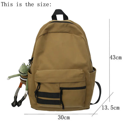 New Girl Travel School Bag Trendy Lady Kawaii Student Backpack Cool Female Nylon College Rucksack Fashion Women Laptop Book Bag