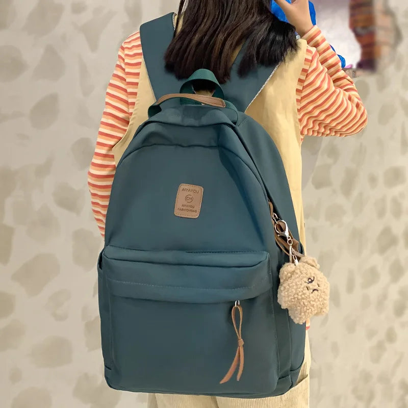 New Girl Travel Waterproof Book Laptop Student Backpack Trendy Lady Kawaii College Backpack Women School Bag Fashion Female Cool