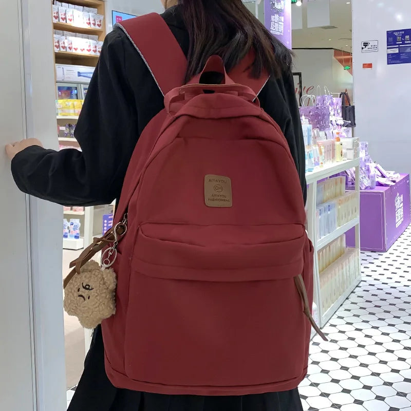 New Girl Travel Waterproof Book Laptop Student Backpack Trendy Lady Kawaii College Backpack Women School Bag Fashion Female Cool