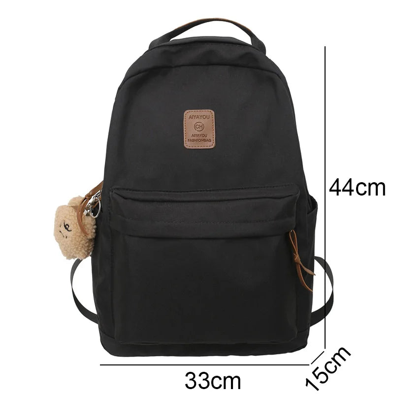 New Girl Travel Waterproof Book Laptop Student Backpack Trendy Lady Kawaii College Backpack Women School Bag Fashion Female Cool
