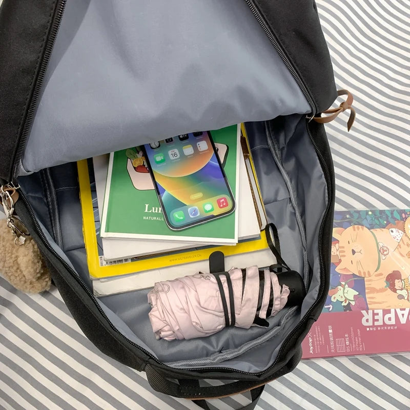 New Girl Travel Waterproof Book Laptop Student Backpack Trendy Lady Kawaii College Backpack Women School Bag Fashion Female Cool