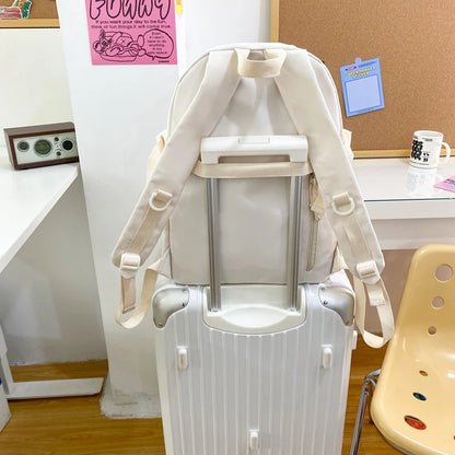 New Girl Waterproof Pink Travel Book Laptop Female Student Backpack Trendy Lady Kawaii College Backpack Women School Bag Fashion
