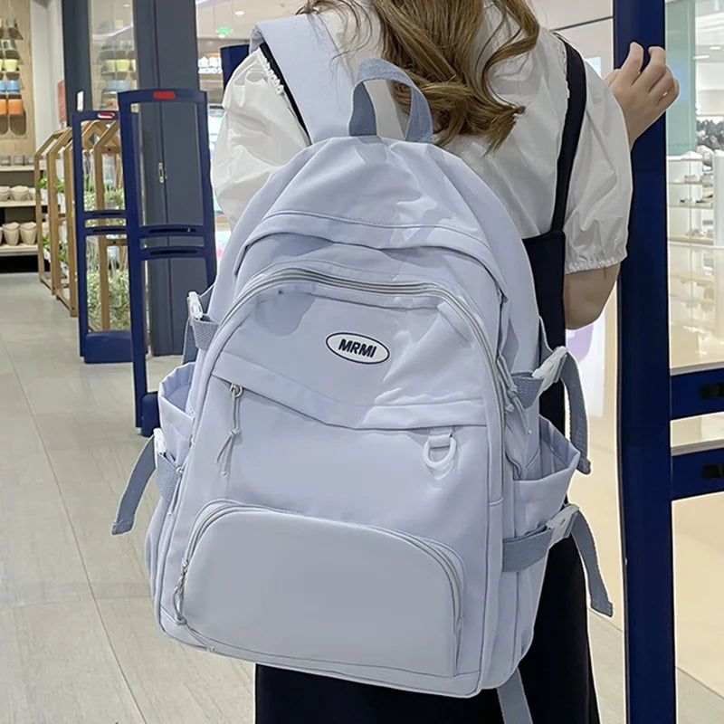 New Girl Waterproof Pink Travel Book Laptop Female Student Backpack Trendy Lady Kawaii College Backpack Women School Bag Fashion