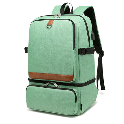 New Girls Boys Kids Teenagers Schoolbags Laptop Backpack Insulated Compartment USB Waterproof Cooler Bag School Picnic Lunch Bag