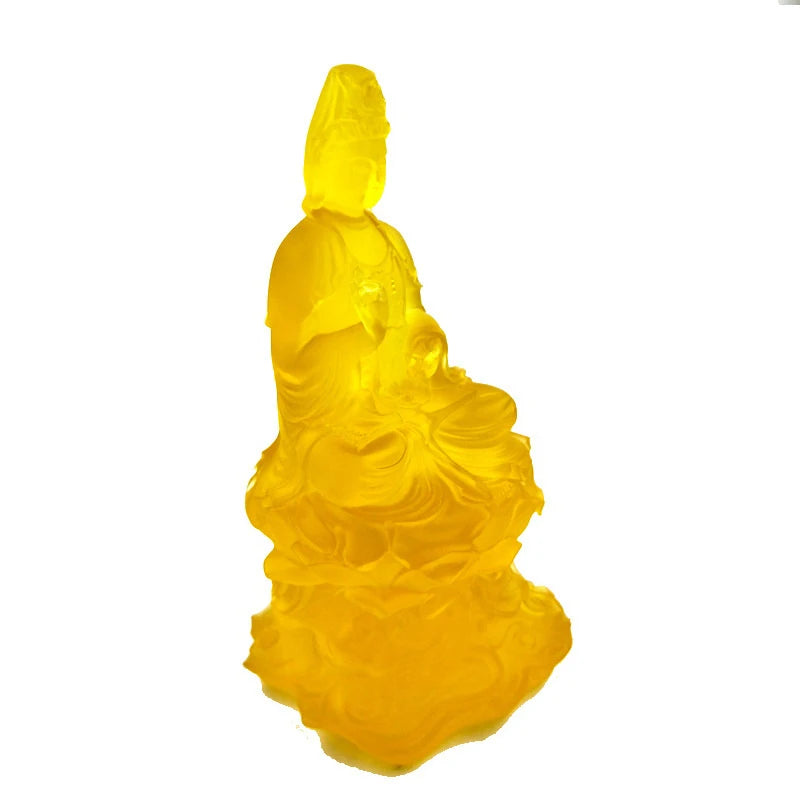 New Guanyin Bodhisattva Statue High-quality resin home decoration Feng Shui ornaments high-end gift Buddha statue free delivery