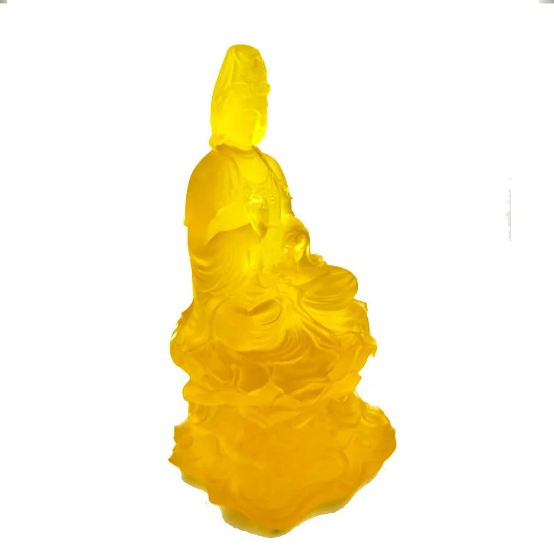 New Guanyin Bodhisattva Statue High-quality resin home decoration Feng Shui ornaments high-end gift Buddha statue free delivery