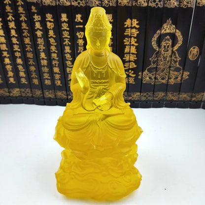 New Guanyin Bodhisattva Statue High-quality resin home decoration Feng Shui ornaments high-end gift Buddha statue free delivery