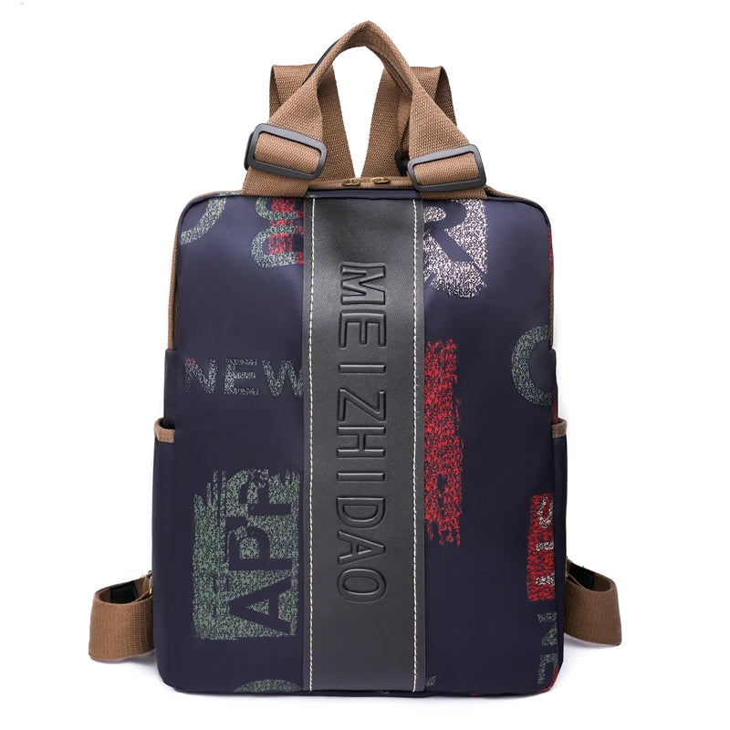 New High Quality Chinoiserie Multiple Pockets Large Capacity Waterproof Laptop Bag Fashion  Luxury Designer Backpack for Women