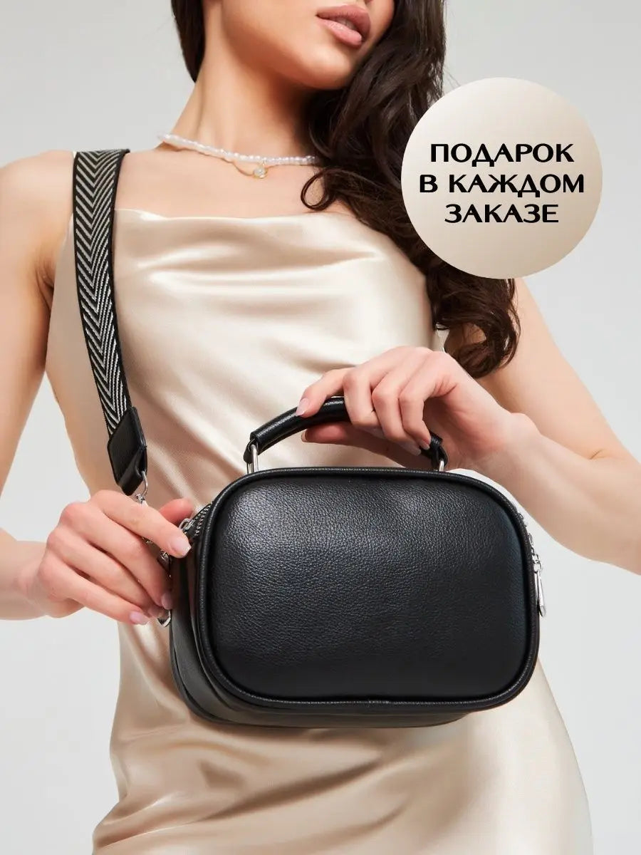 New High Quality Luxury Shoulder Bag Multi Pocket Solid Color PU Leather Women Crossbody Trendy Bag