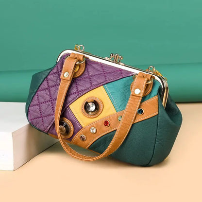 New High Quality PU Leather Women Shoulder Bag Fashion  Women Handbag Luxury Brands Female Shoulder Bag small Messenger Tote Bag