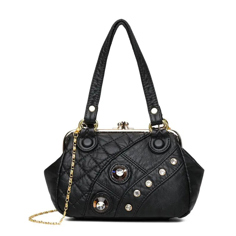 New High Quality PU Leather Women Shoulder Bag Fashion  Women Handbag Luxury Brands Female Shoulder Bag small Messenger Tote Bag