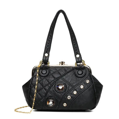 New High Quality PU Leather Women Shoulder Bag Fashion  Women Handbag Luxury Brands Female Shoulder Bag small Messenger Tote Bag