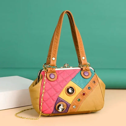 New High Quality PU Leather Women Shoulder Bag Fashion  Women Handbag Luxury Brands Female Shoulder Bag small Messenger Tote Bag
