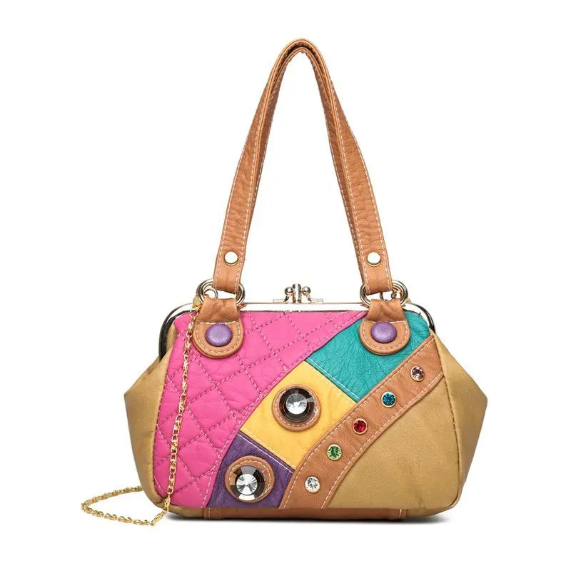 New High Quality PU Leather Women Shoulder Bag Fashion  Women Handbag Luxury Brands Female Shoulder Bag small Messenger Tote Bag