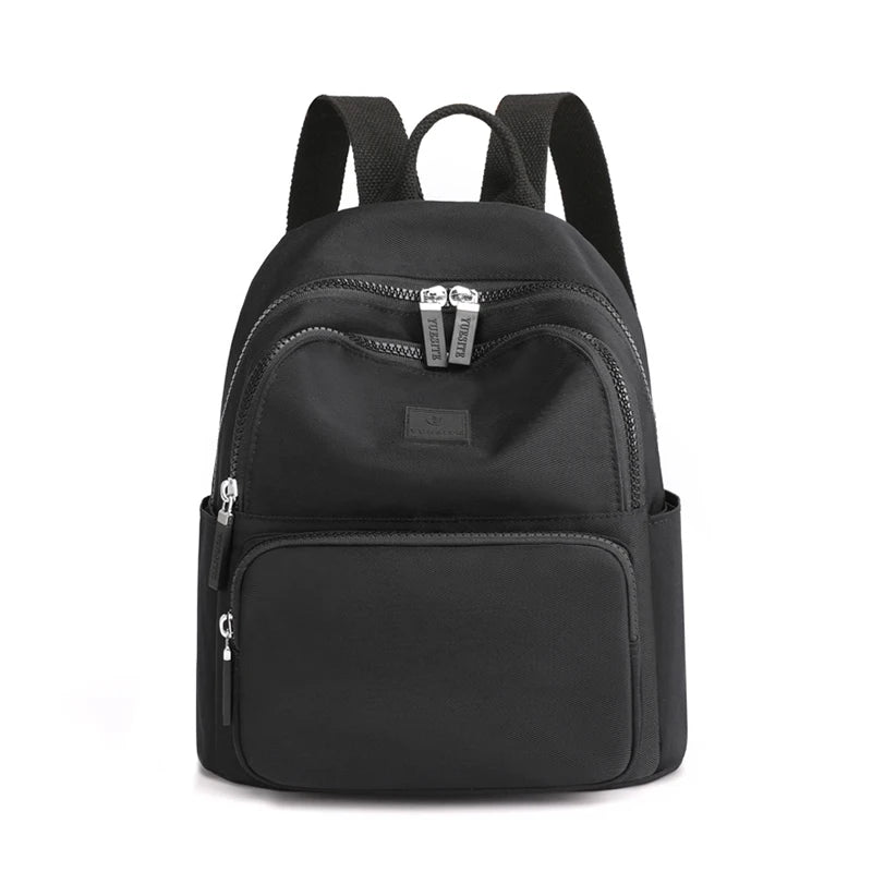 New High-Quality Waterproof Nylon Fabric Women's Backpack Fashion Mini Shopping Backpack Small Bag Ladies Shoulder Bag