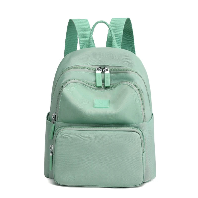 New High-Quality Waterproof Nylon Fabric Women's Backpack Fashion Mini Shopping Backpack Small Bag Ladies Shoulder Bag
