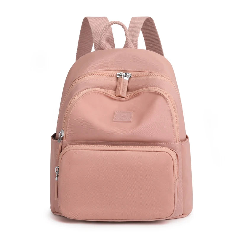 New High-Quality Waterproof Nylon Fabric Women's Backpack Fashion Mini Shopping Backpack Small Bag Ladies Shoulder Bag