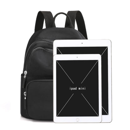 New High-Quality Waterproof Nylon Fabric Women's Backpack Fashion Mini Shopping Backpack Small Bag Ladies Shoulder Bag