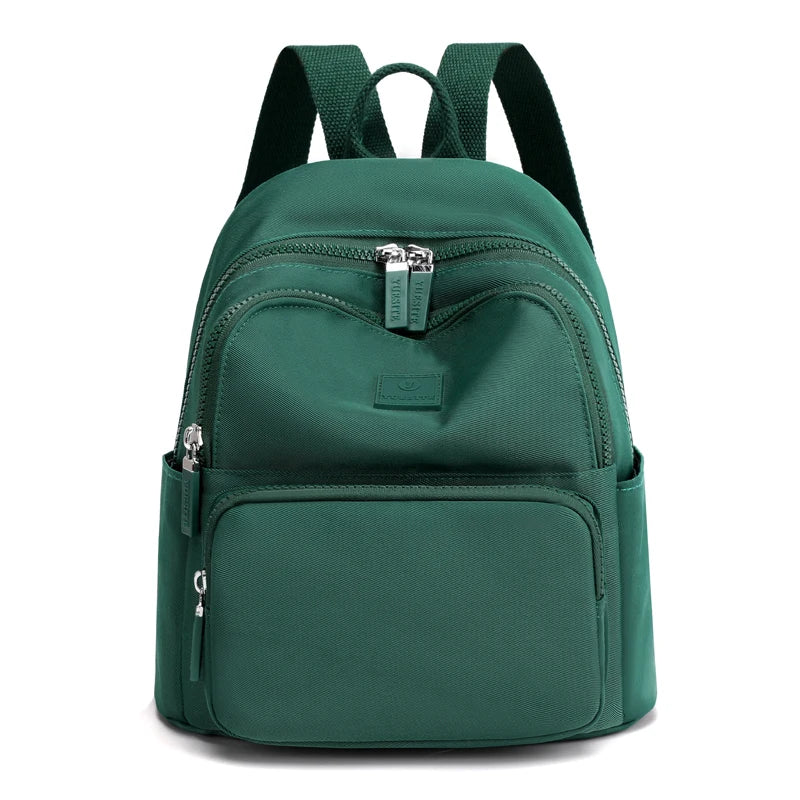 New High-Quality Waterproof Nylon Fabric Women's Backpack Fashion Mini Shopping Backpack Small Bag Ladies Shoulder Bag
