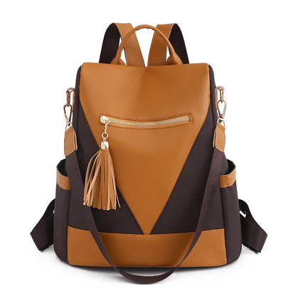 New High-Quality Women's Anti-Theft Backpack Trend New Product Women's Shoulder Bag Multi-Layer High-Capacity School Student Bag