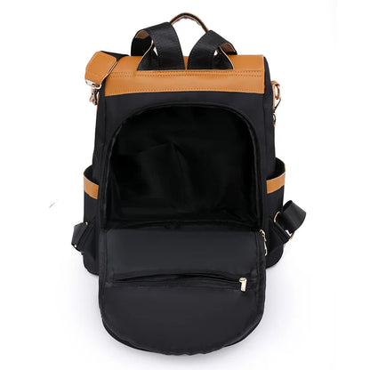 New High-Quality Women's Anti-Theft Backpack Trend New Product Women's Shoulder Bag Multi-Layer High-Capacity School Student Bag