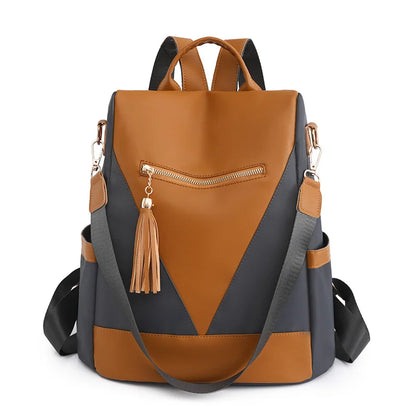 New High-Quality Women's Anti-Theft Backpack Trend New Product Women's Shoulder Bag Multi-Layer High-Capacity School Student Bag