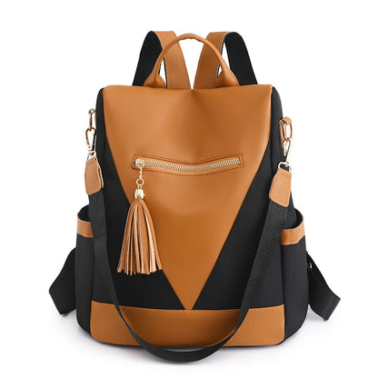 New High-Quality Women's Anti-Theft Backpack Trend New Product Women's Shoulder Bag Multi-Layer High-Capacity School Student Bag
