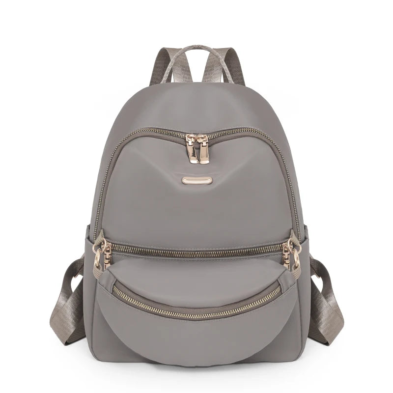 New High-capacity Casual Backpack Women Black Waterproof Nylon School Bags for Girls Multifunctional Fashion Travel Tote Packbag