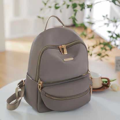 New High-capacity Casual Backpack Women Black Waterproof Nylon School Bags for Girls Multifunctional Fashion Travel Tote Packbag