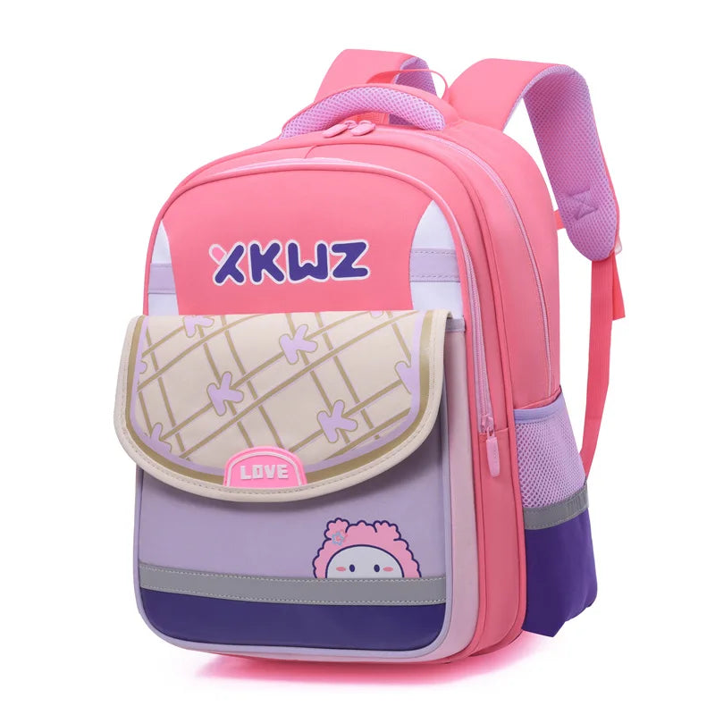New High-capacity Children's Backpack, Lightweight Spine Protection Backpack For Boys 4/5/6th Grade Female Elem