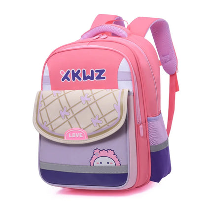 New High-capacity Children's Backpack, Lightweight Spine Protection Backpack For Boys 4/5/6th Grade Female Elem