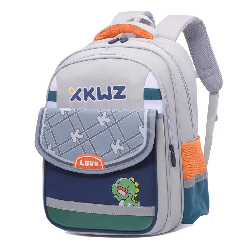 New High-capacity Children's Backpack, Lightweight Spine Protection Backpack For Boys 4/5/6th Grade Female Elem