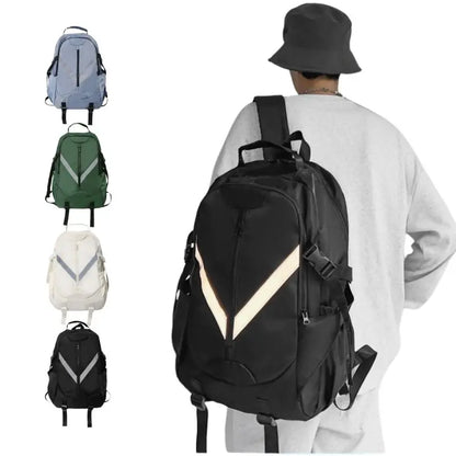 New High-capacity Men's Backpack, Leisure Travel Bag, Personalized Computer Bag, College and Junior High School Student Bookbags