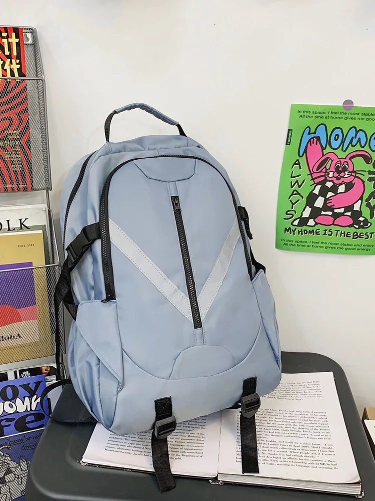 New High-capacity Men's Backpack, Leisure Travel Bag, Personalized Computer Bag, College and Junior High School Student Bookbags
