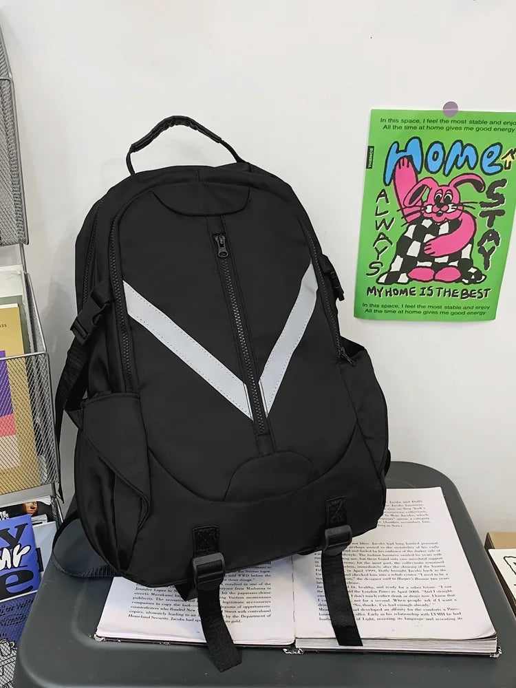 New High-capacity Men's Backpack, Leisure Travel Bag, Personalized Computer Bag, College and Junior High School Student Bookbags