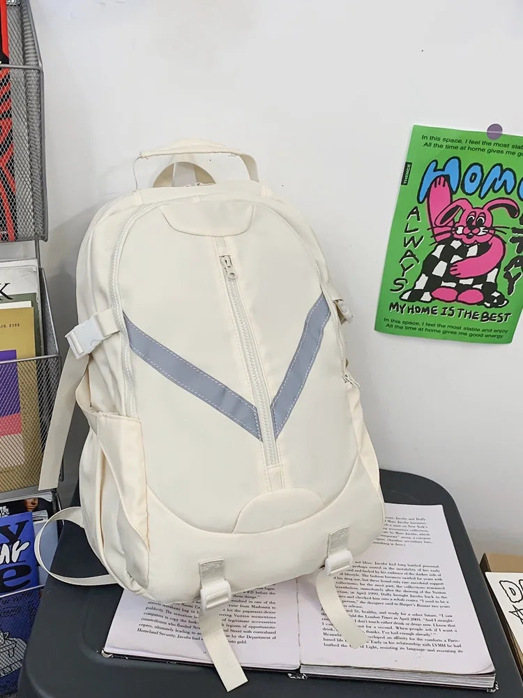 New High-capacity Men's Backpack, Leisure Travel Bag, Personalized Computer Bag, College and Junior High School Student Bookbags