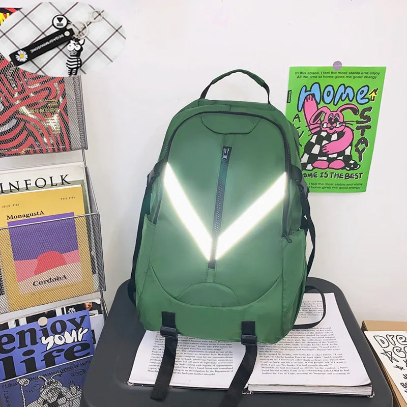 New High-capacity Men's Backpack, Leisure Travel Bag, Personalized Computer Bag, College and Junior High School Student Bookbags