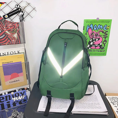 New High-capacity Men's Backpack, Leisure Travel Bag, Personalized Computer Bag, College and Junior High School Student Bookbags