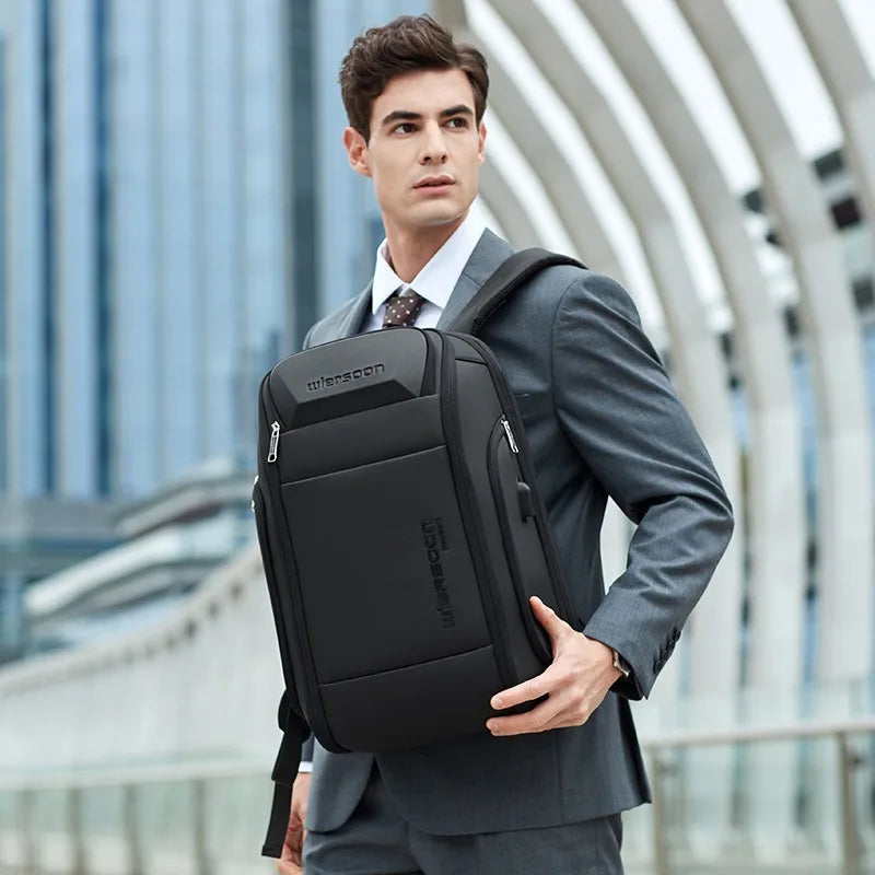 New High-end Business Backpack Waterproof Backpack Large Capacity Business Trip Multifunctional Password Anti-theft Laptop Bag
