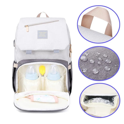 New Hot Selling Multifunctional Waterproof Fabric Baby Diaper Bag Backpack for Mommy Mummy Mom Mother with Large Capacity Travel