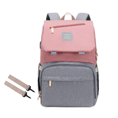 New Hot Selling Multifunctional Waterproof Fabric Baby Diaper Bag Backpack for Mommy Mummy Mom Mother with Large Capacity Travel